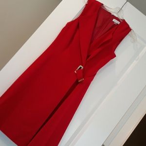 Red Calvin Klein Dress